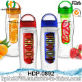 750 ML BPA-FREIES Tritan Fruit Infuser Wasserflasche, Kunststoff Fruit Infusion Flasche (HDP-0892)